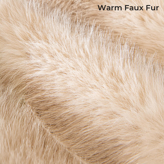 Warm Thick Faux Fur Sofa Protector Non-Slip Couch Cover