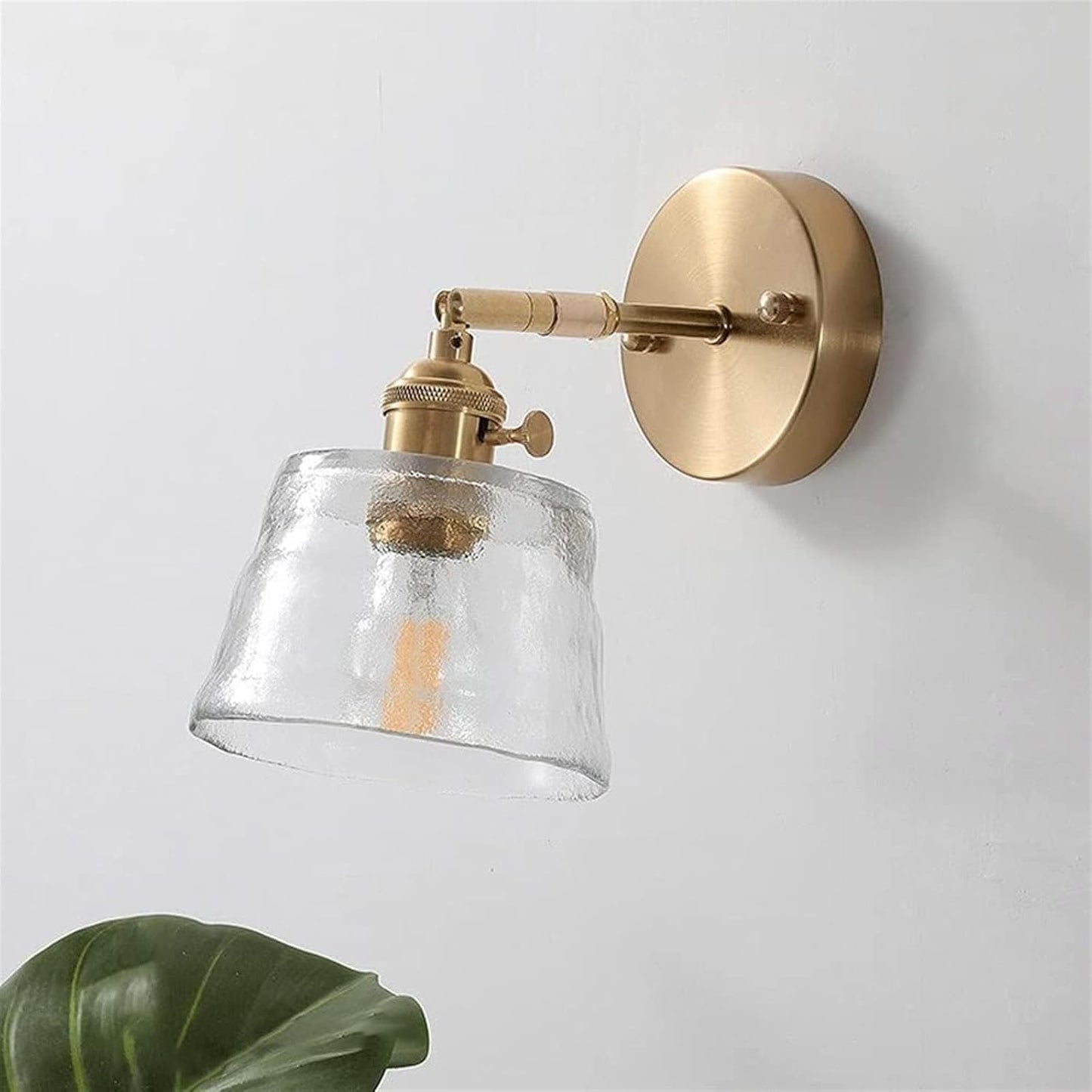 Modern Adjustable Glass Wall Sconce