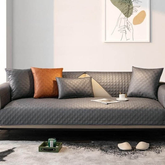 Waterproof Leathaire Fabric Sofa Cover for Furniture Protection