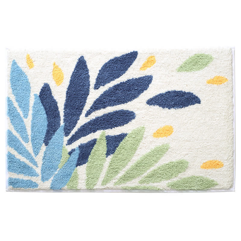 Fluffy Absorbent Bath Rug with Non Slip Backing