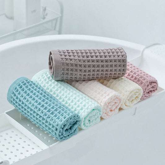 Simple Cotton Waffle Weave Towel 6PCS Eco Friendly