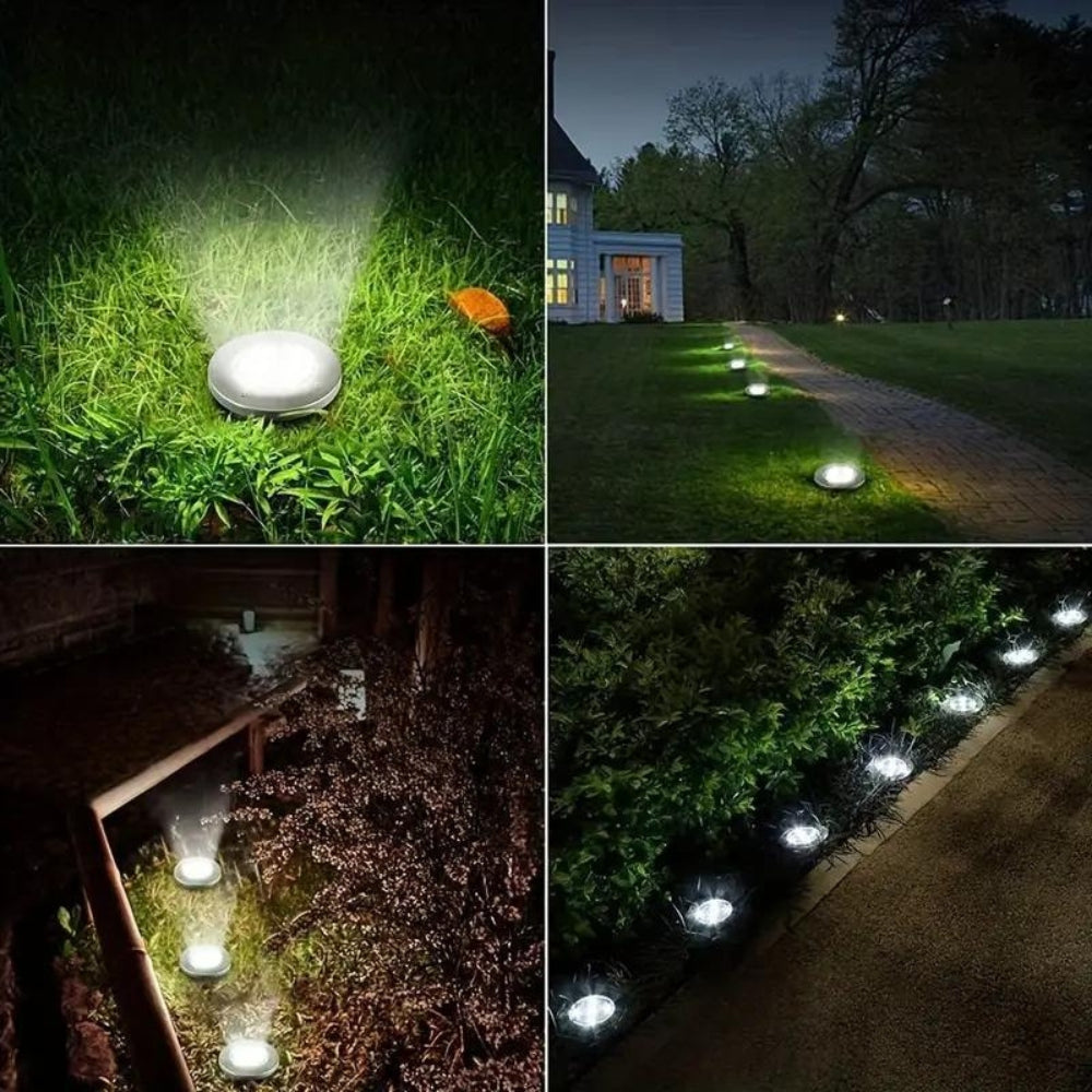 Solar Ground Lights – LED Pathway Lamps for Garden