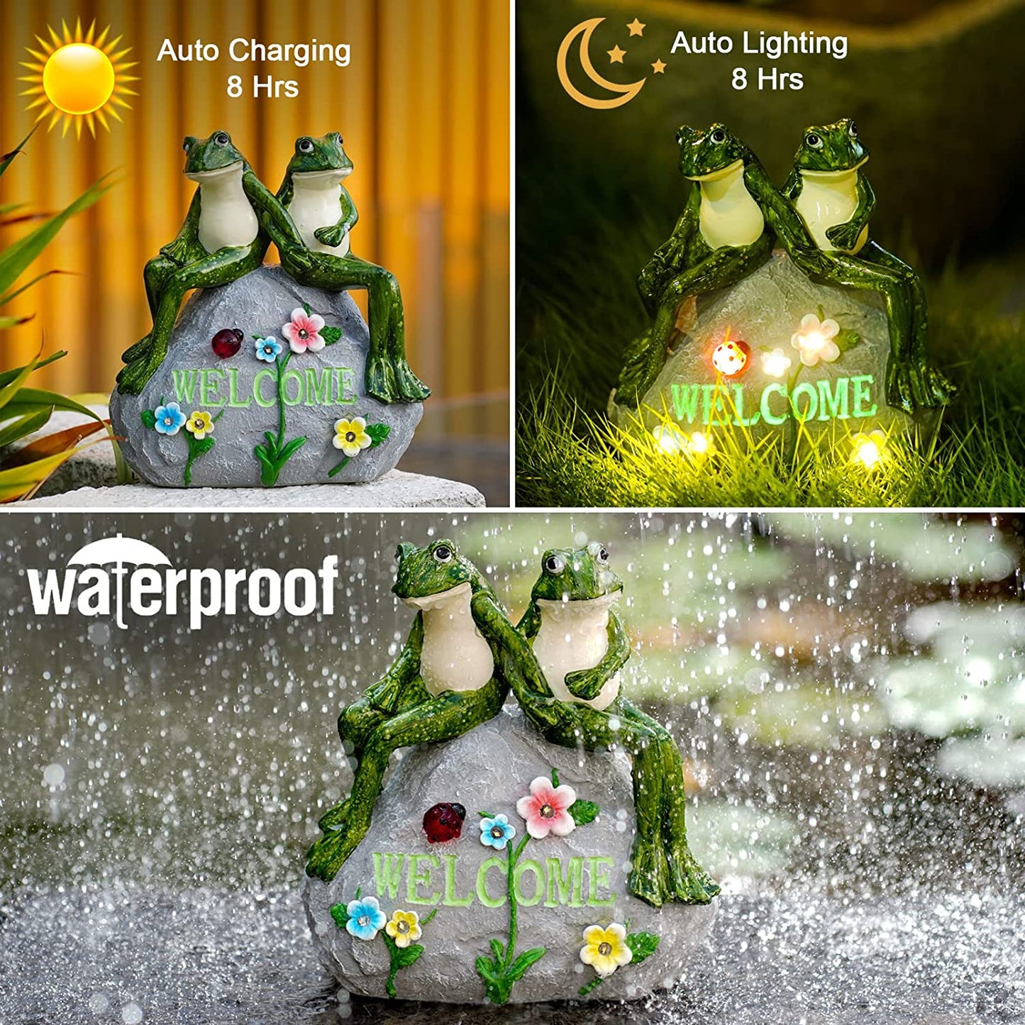 Solar Animal Garden Ornaments – Waterproof LED Outdoor Decorative Lights for Patio & Yard