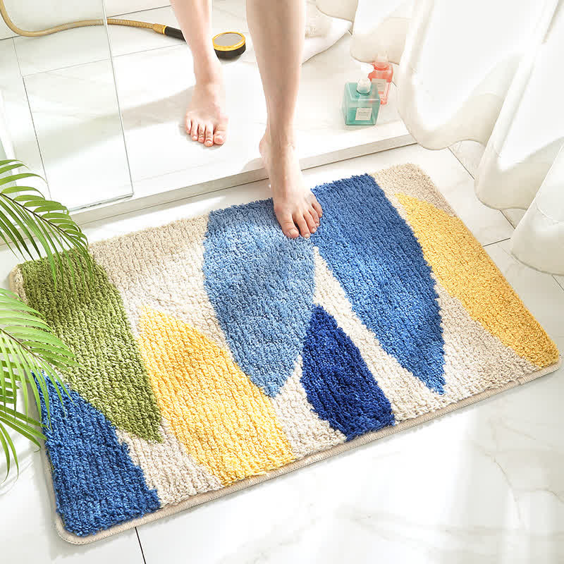Soft Absorbent Bath Rug with Non Slip Backing