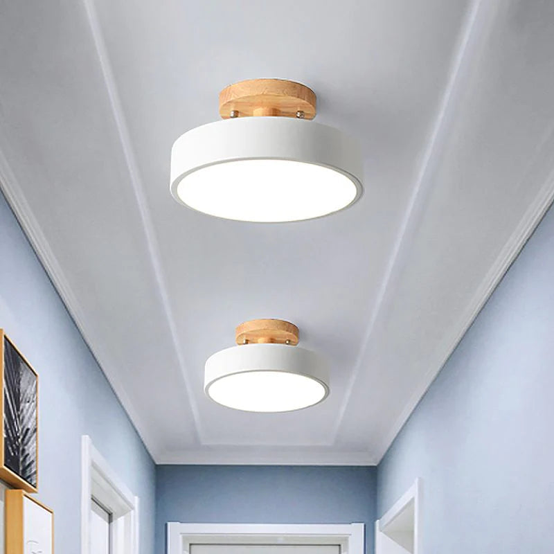 Simple Semi-flush LED Ceiling Light