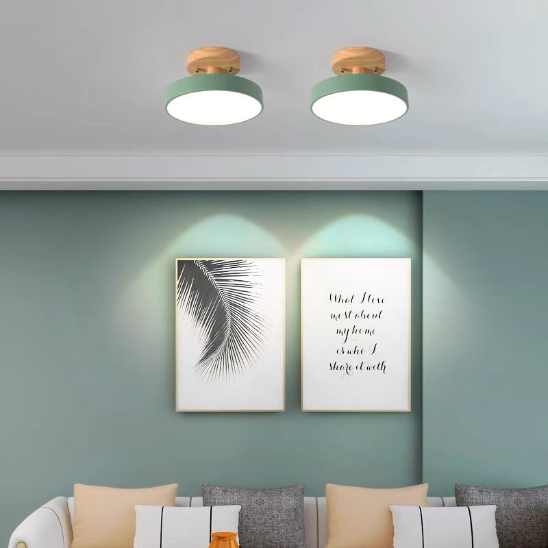 Simple Semi-flush LED Ceiling Light