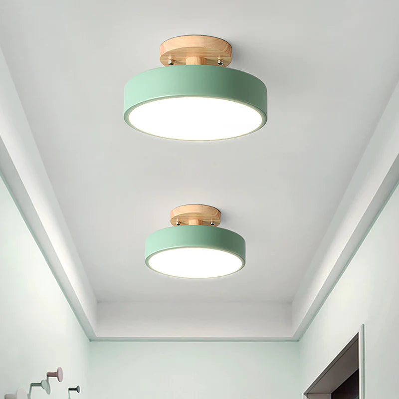 Simple Semi-flush LED Ceiling Light