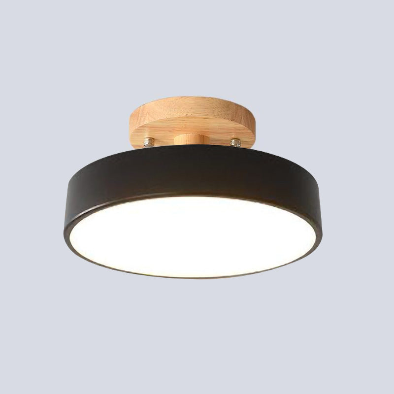 Simple Semi-flush LED Ceiling Light