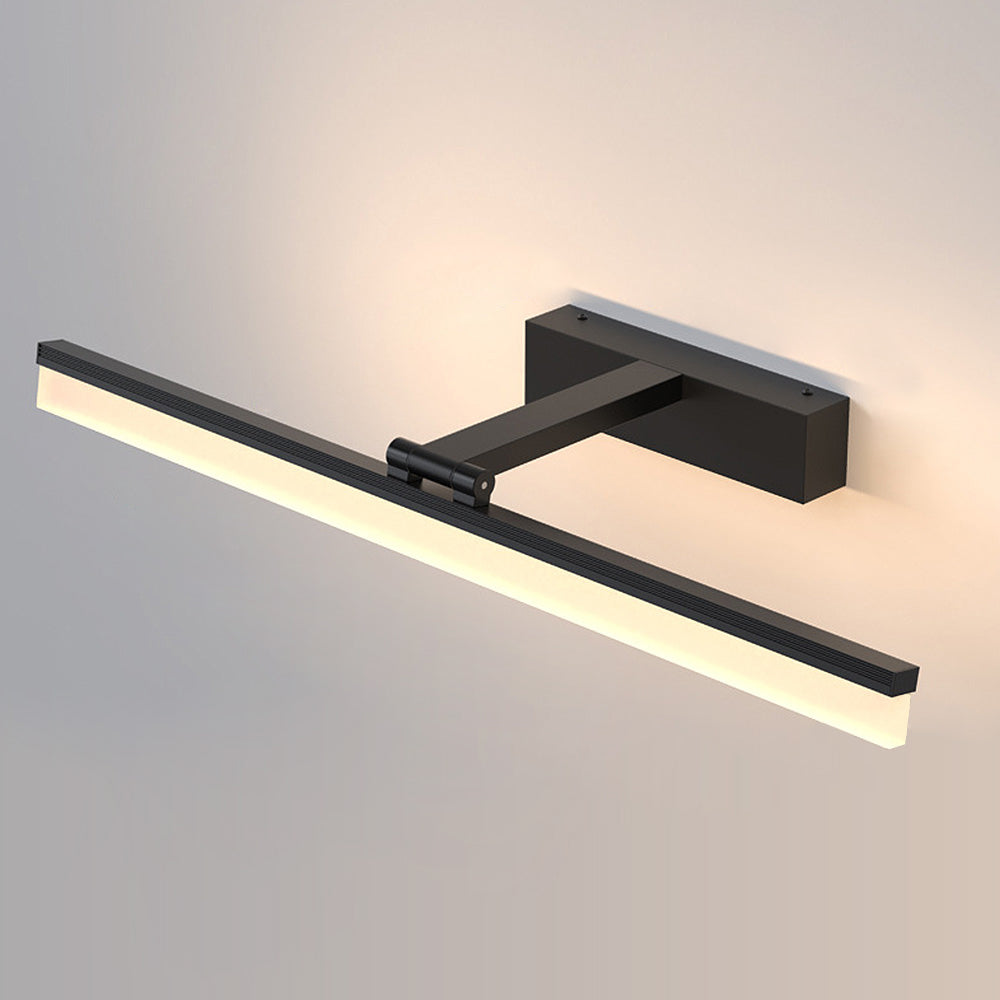 Contemporary Black LED Mirror Bathroom Light