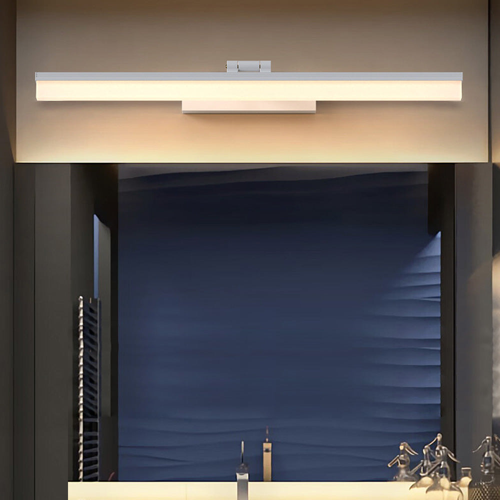 Contemporary Black LED Mirror Bathroom Light