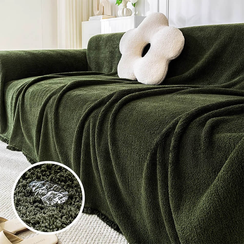 Soft Plush Waterproof Multi-Purpose Sofa Protection Cover