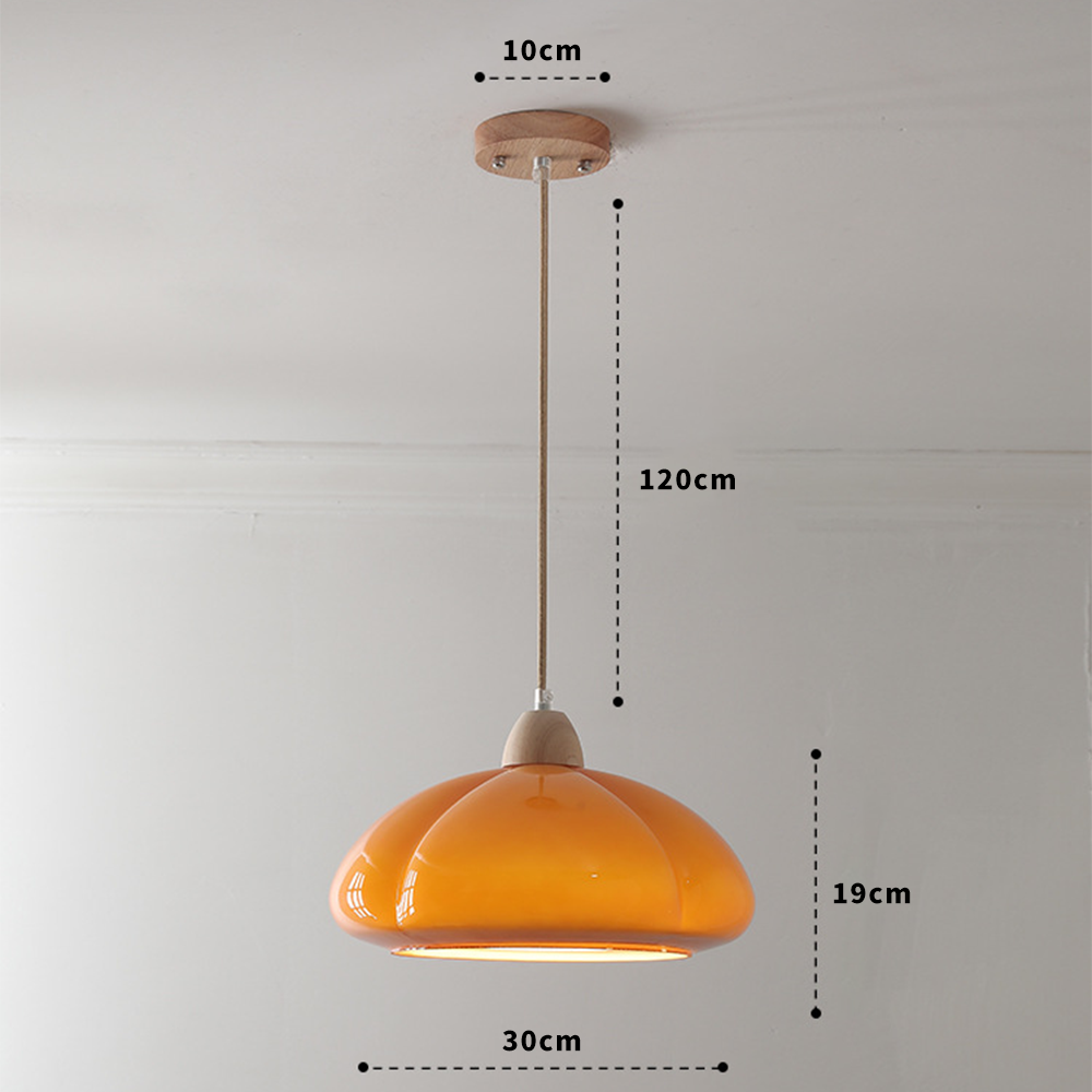Glass Retro Kitchen Island Ceiling Light