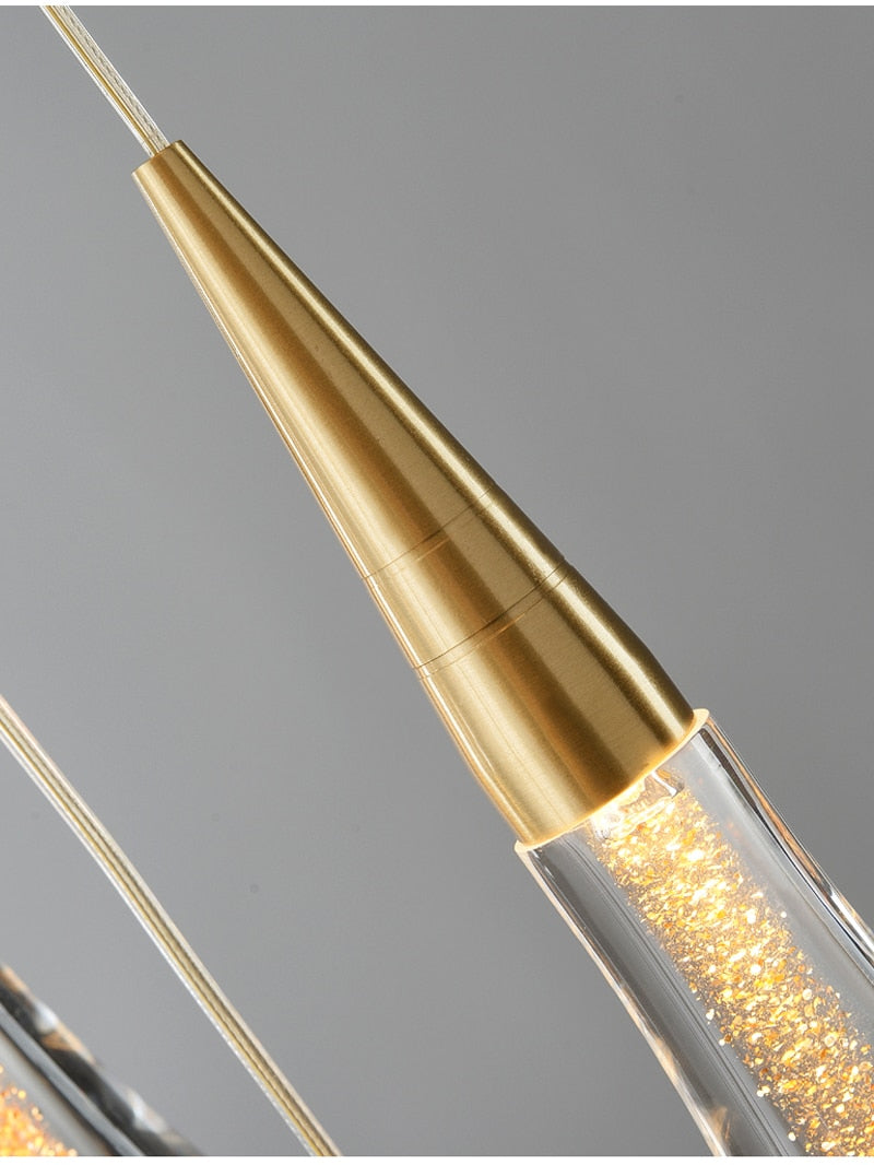 Teardrop Shaped Hanging Pendant Light