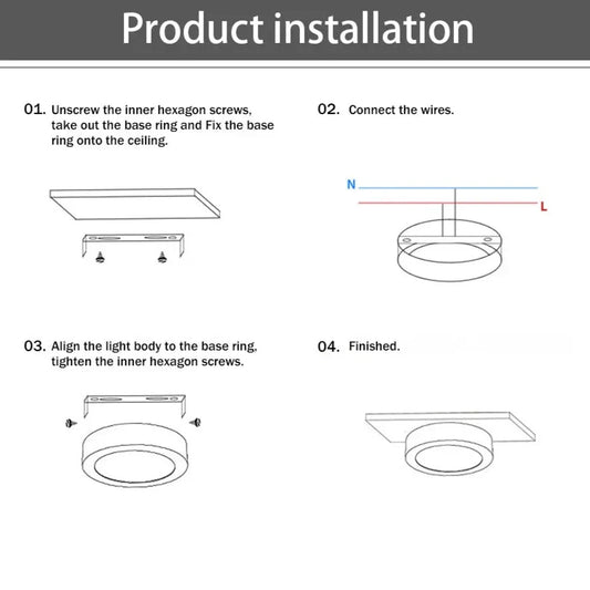 Energy-Efficient LED Ceiling Spotlight