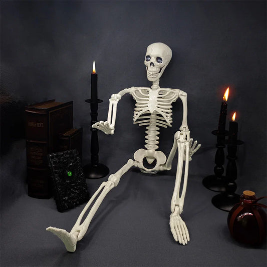Life Size Posable Halloween Skeleton