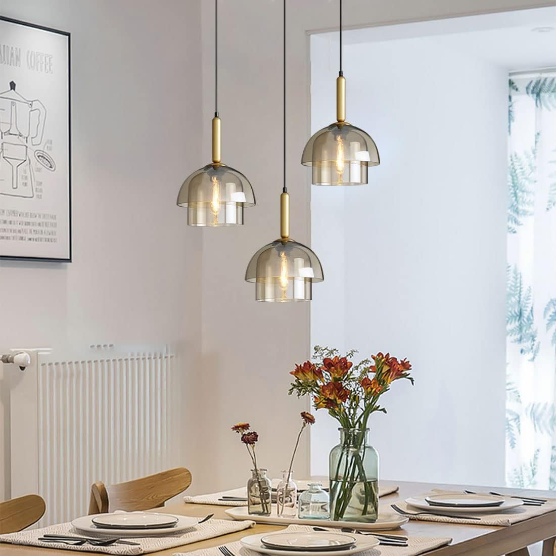 Glass Dome Ceiling Pendant Lights