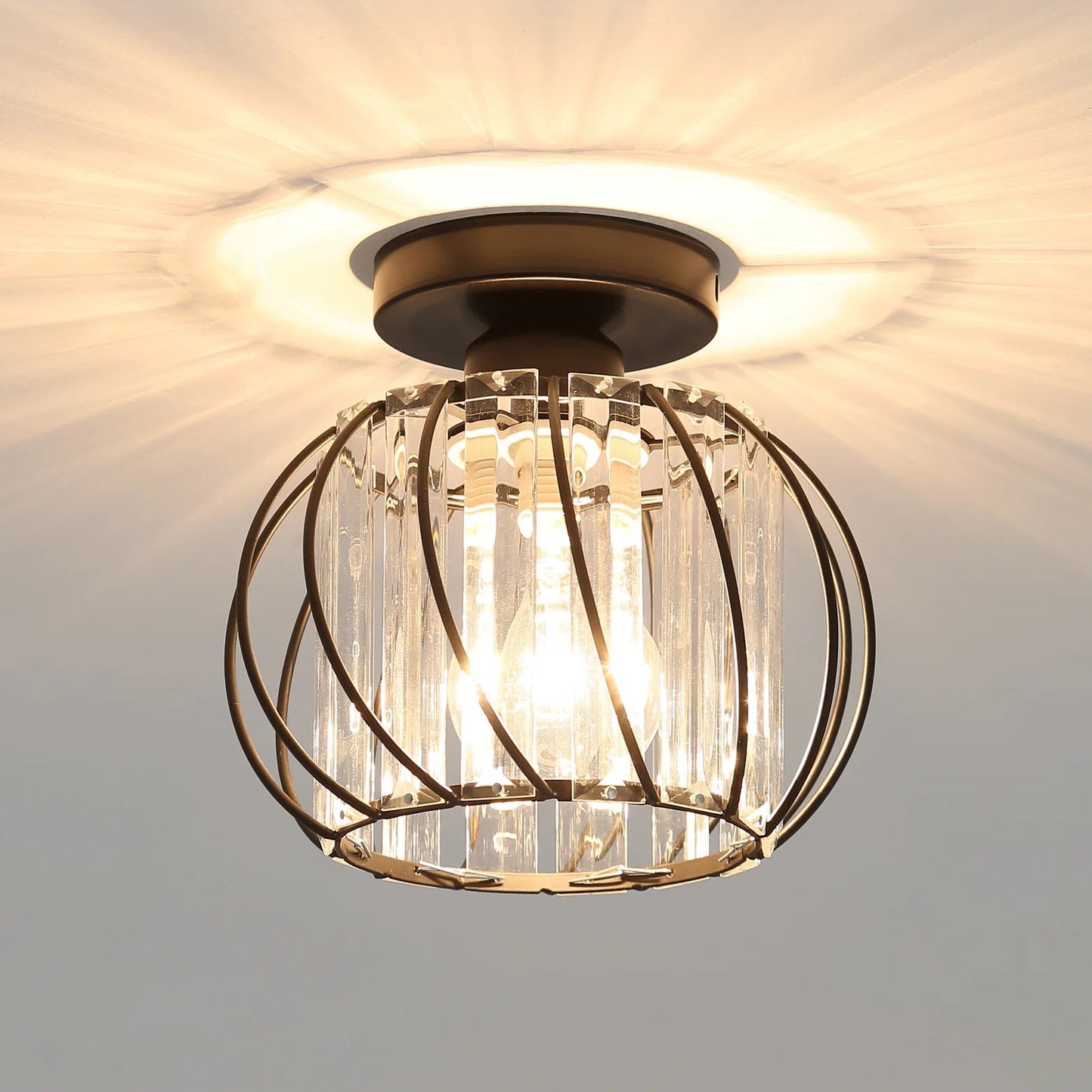 Minimalist Glass Ceiling Lamp
