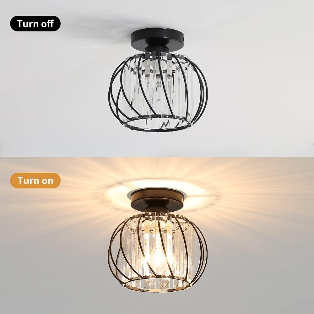 Minimalist Glass Ceiling Lamp