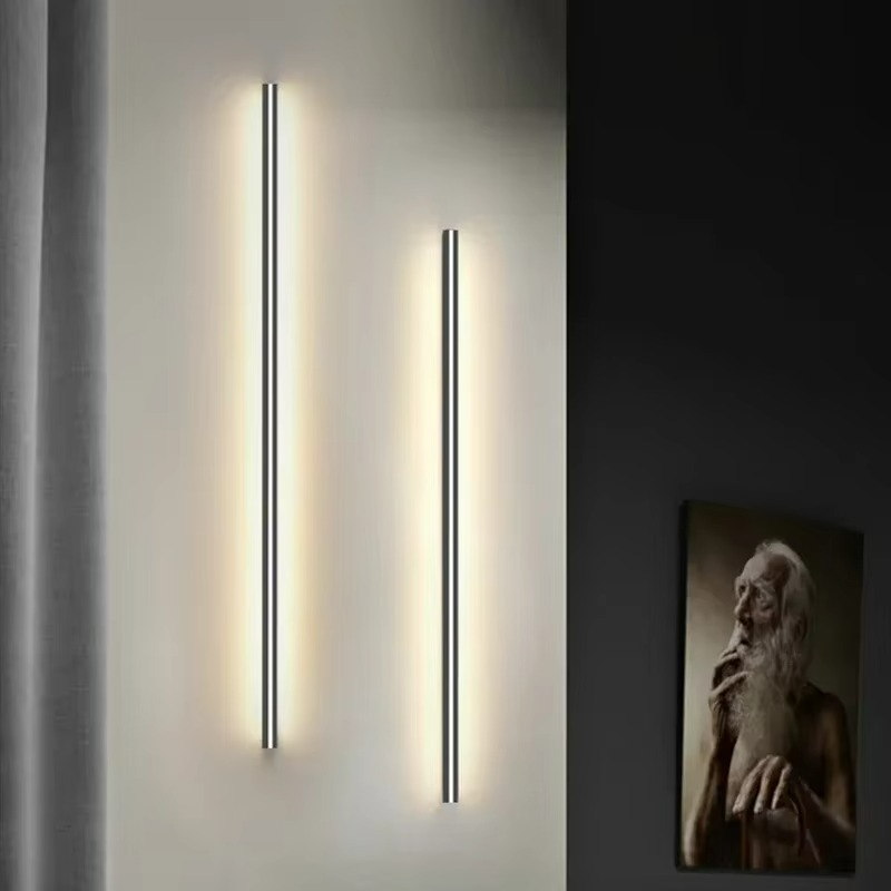 Minimal Light Bar – Nordic LED Wall Lamp in Aluminium