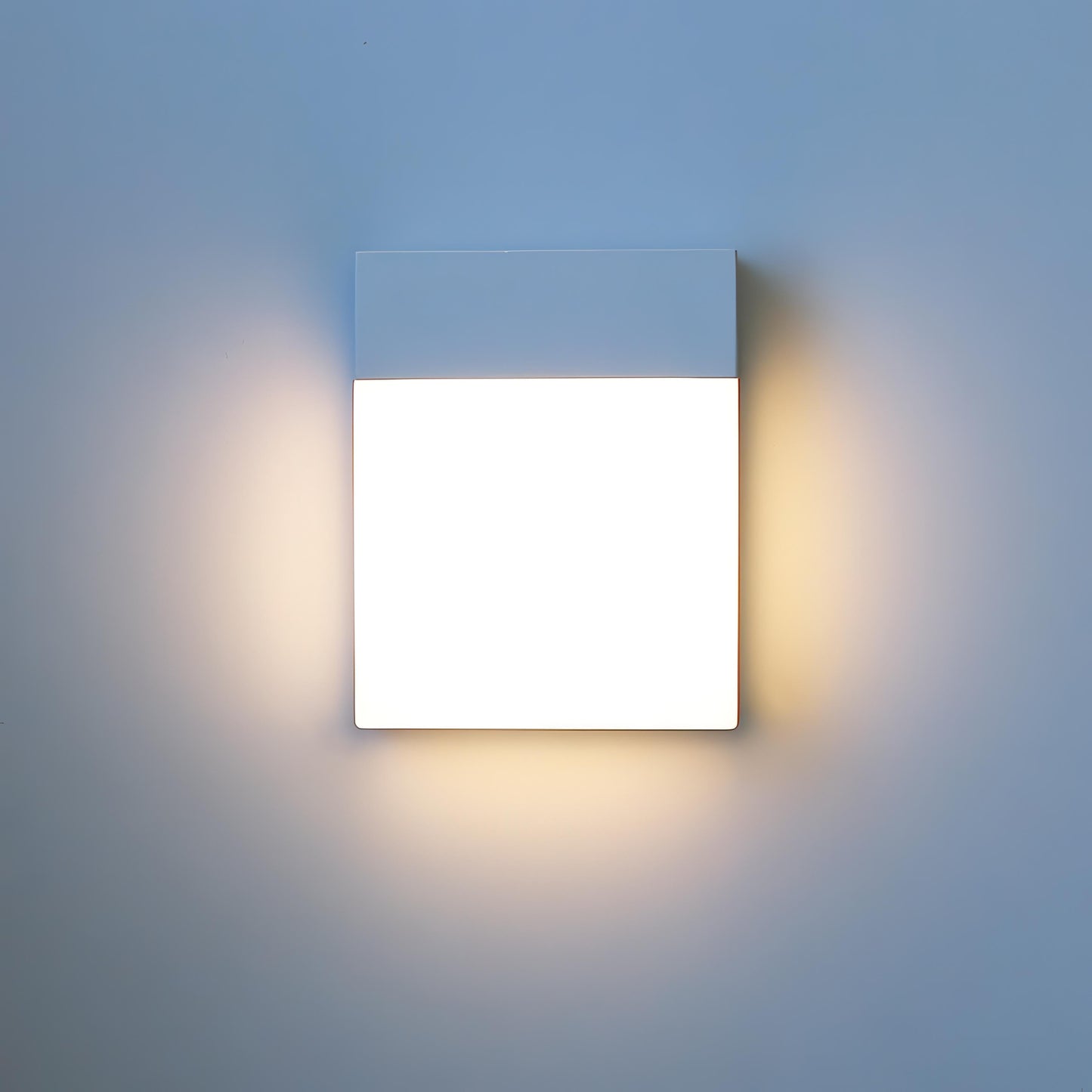 Rex - Modern Outdoor Square LED Light Box Wall Light 18W