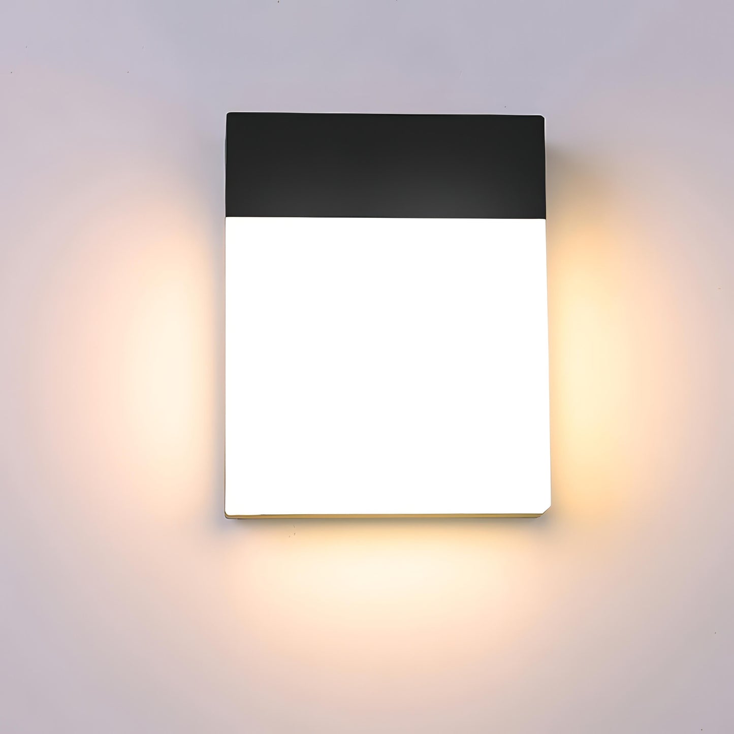 Rex - Modern Outdoor Square LED Light Box Wall Light 18W