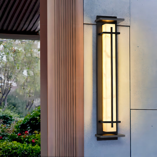 Nikolai Black Caged Outdoor Wall Light IP65 Waterproof