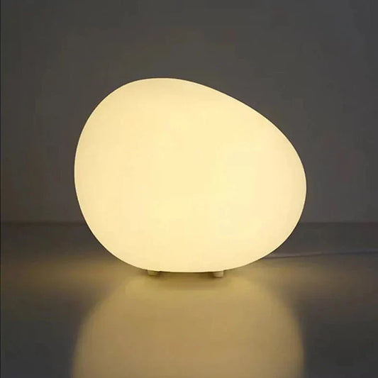 Minimalist Stone-Shaped Table Lamp