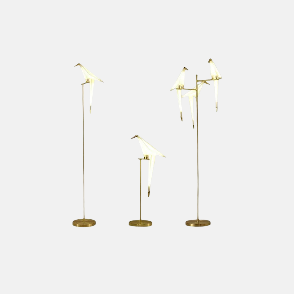 Floor Lamp Metal Bird Floor Lamp