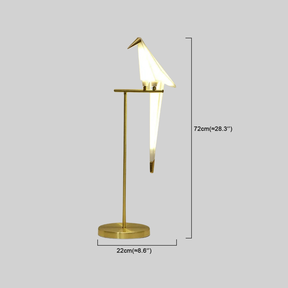 Floor Lamp Metal Bird Floor Lamp