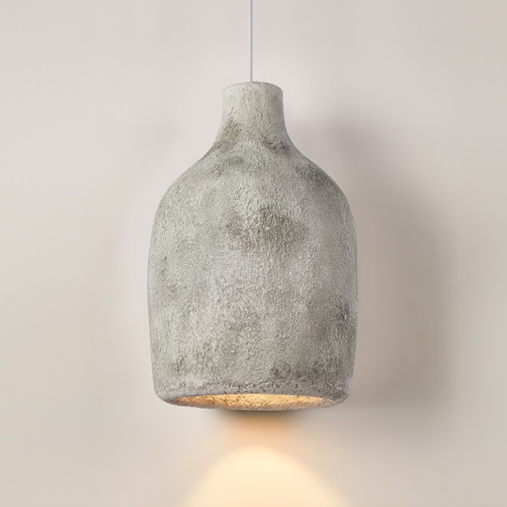 Postmodern Pottery-Style Pendant Light