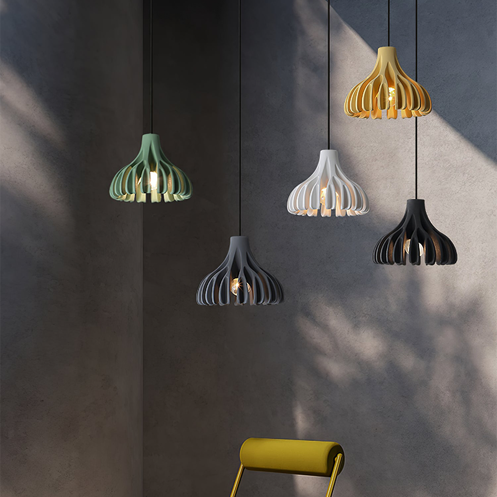 Unique Coral Resin Pendant Lamp