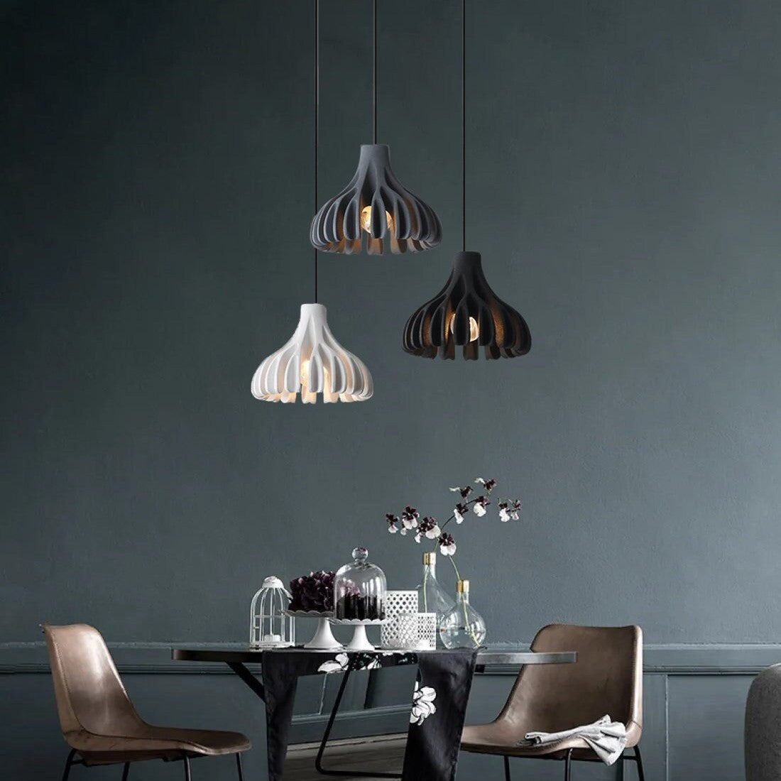 Unique Coral Resin Pendant Lamp