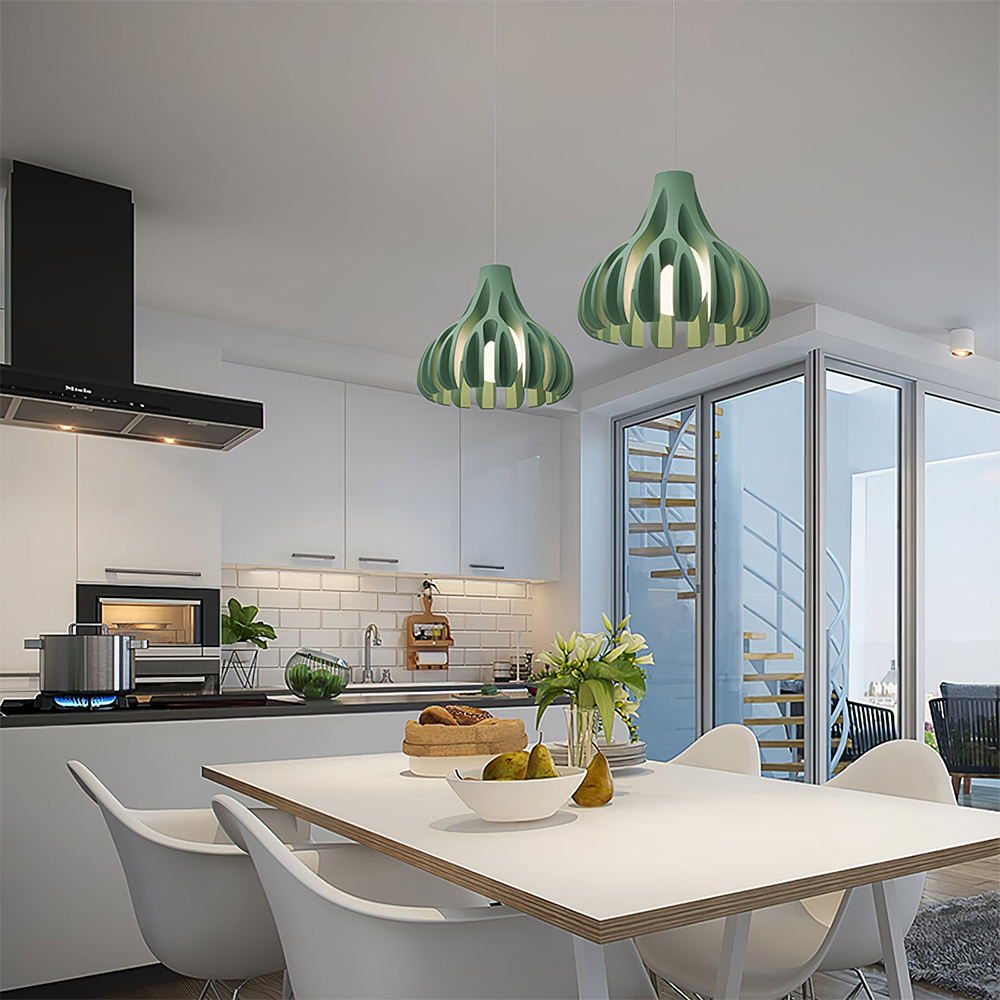 Unique Coral Resin Pendant Lamp