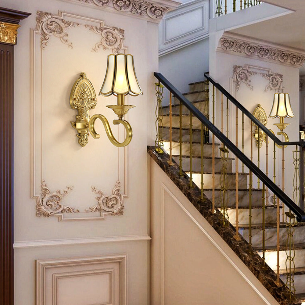 Vintage Gold Luxury Wall Lamp