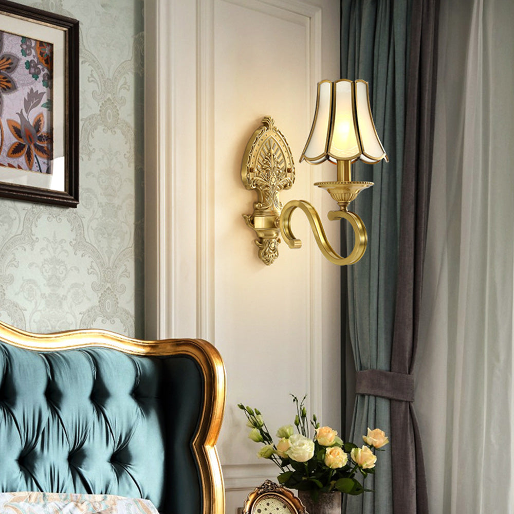 Vintage Gold Luxury Wall Lamp