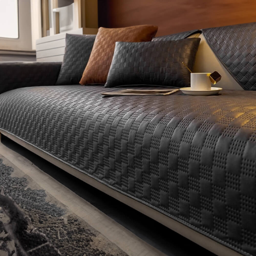 Waterproof Leathaire Fabric Sofa Cover for Furniture Protection