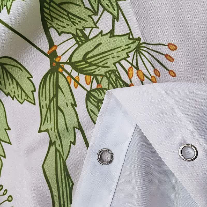 Rural Waterproof Decorative Shower Curtain