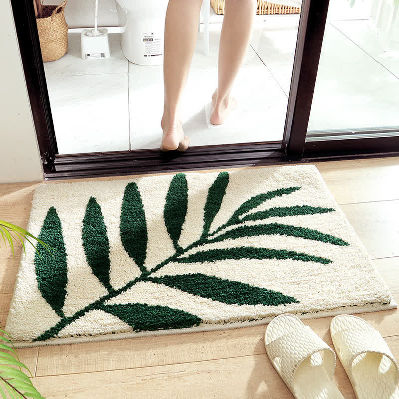 Soft Absorbent Bath Rug with Non Slip Backing