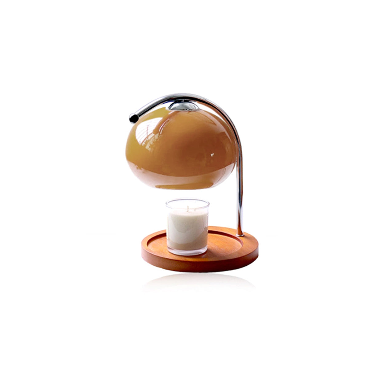 Glass Candle Warmer Lamp – Dimmable Retro Glow