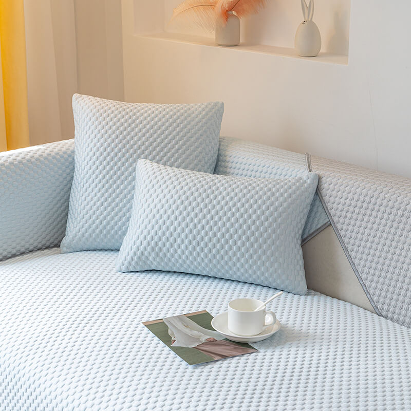 Multifunctional Cooling Waterproof Furniture Protector Sectional Couch Cover with Ice Silk Fabric