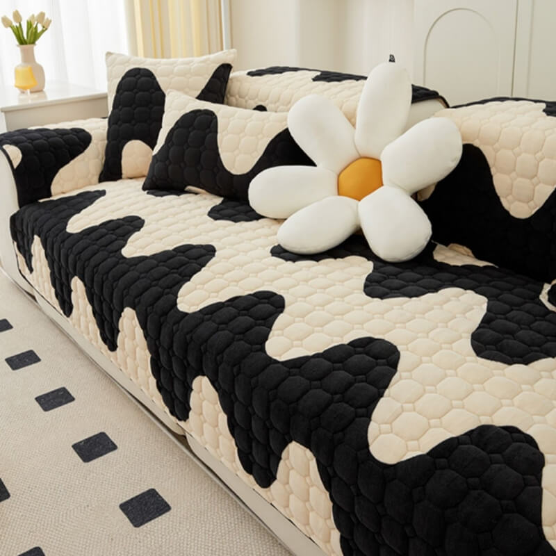 Milk Velvet Sofa Cover Non-slip Protection for Furniture