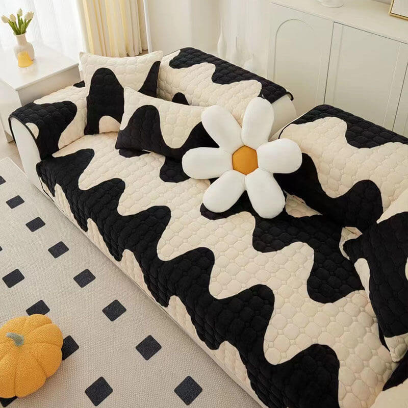 Milk Velvet Sofa Cover Non-slip Protection for Furniture