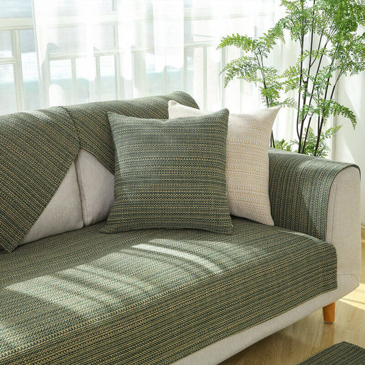 Nature Linen Handwoven Anti-scratch Couch Cover 70x70 cm