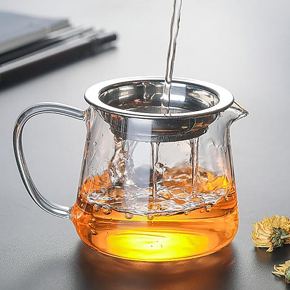Single Cup Glass Teapot – Modern Loose Leaf Tea Maker