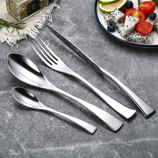 Jet Silver Cutlery Set – Modern Design in 18/10 Steel