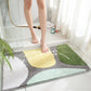 Fluffy Absorbent Bath Rug with Non Slip Backing