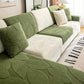 Modern Leaf Jacquard Waterproof Anti-Scratch Couch Cover
