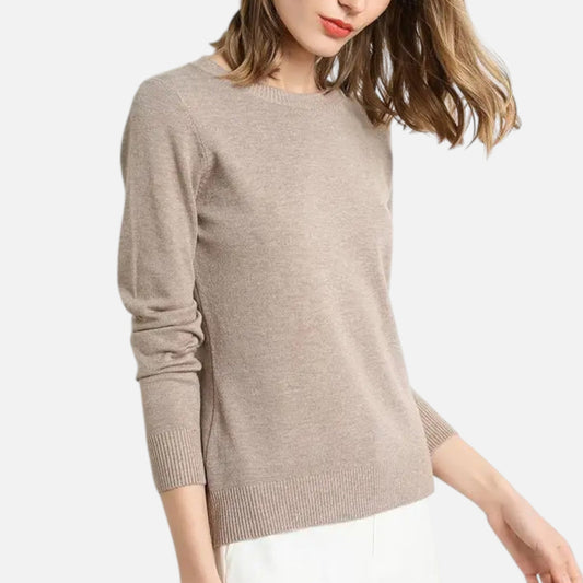 Virashoper Women’s Merino Wool Crewneck Sweater