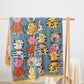 Cat Cotton Bath Towel Baby Blanket Soft Durable
