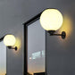 Solar Powered Globe Outdoor Wall Light